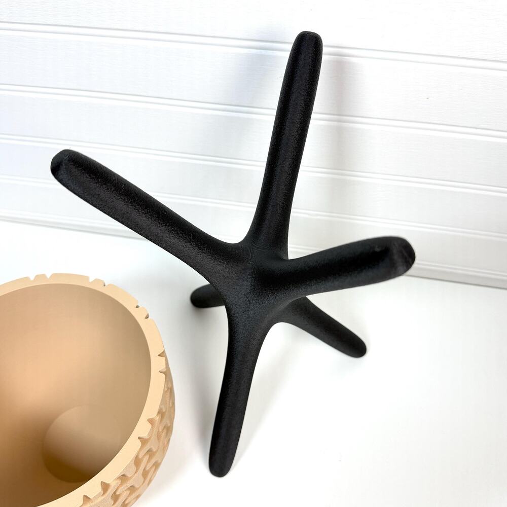 Triova Cachepot, Indoor Tabletop Planter Pot, No Drainage Holes, Elevated Design - Picture 11 of 13